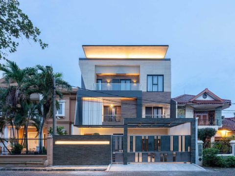 Inspirasi Desain Rumah Tiga Lantai Terbaru 2023